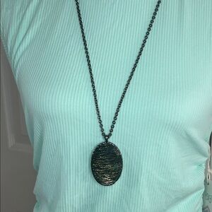 Faceted Pendant Necklace